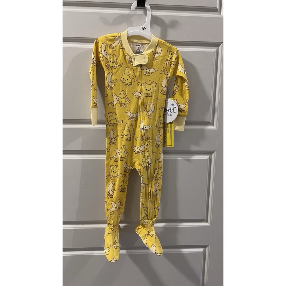 Butterblu 12m Mac & Cheese Bodysuit-Organic Cotton